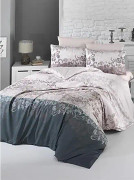 VICTORIA SATIN Bäddset Brun