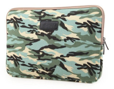 LISEN laptop 15 tum laptopväska flanell canvas kamoflage - G