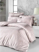 VICTORIA SATIN Bäddset Beige