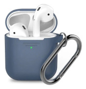 KeyBudz AirPods (1/2) Skal PodSkinz KeyChain Series Koboltblå