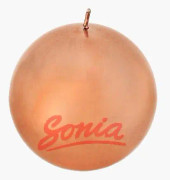 ARTMAN Christmas Candle decorative copper mirror - a bullet average 1pc