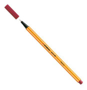 Fineliner STABILO Point 88 mörkröd