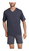 Schiesser Day and Night Short Pyjama V-neck