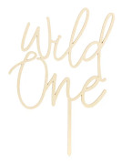 Tårtdekoration Wild One i Trä