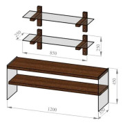 Netherlee TV-Möbelset 45 cm
