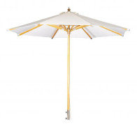 Parasoll 300x270 cm Naxos - Ljusbeige / Trä