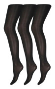 3-pack "Recycled" tights - 60 denier - grey