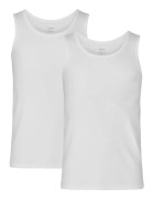 2-pack tank top - FSC bamboo - white