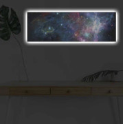 Väggdekor LED-belysning Canvas Målning