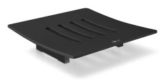 Tvålfat ABBACO 10,5x10,5x2,2 cm Svart Mat