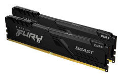 Kingston FURY Beast - DDR4 - set - 16 GB: 2 x 8 GB - DIMM 288-PIN - 3200 MHz / PC4-25600 - CL16 - 1,35 V - obuffrad - icke-ECC - svart