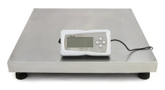 T-Mech Robust 50cm x 50cm Veterinärvåg 300Kg Viktkapacitet i Rostfritt Stål | Husdjursvåg, Plattformsvåg, Upplyst LCD-display, Tarering | MonsterShop