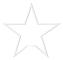 Tindra Star Matt Vit 35cm