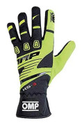 Kids Karting Gloves OMP MY2018 Gul Svart