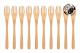 Maku Gafflar av bambu 16 cm - 10 pack