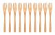 Maku Gafflar av bambu 16 cm - 10 pack