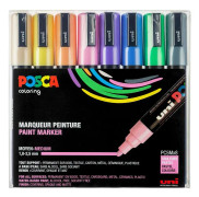 Posca - PC5M - Medium Tip Pen - Pastel colors, 8 pc