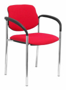 Receptionsstol Villalgordo Piqueras y Crespo LI350CB Röd