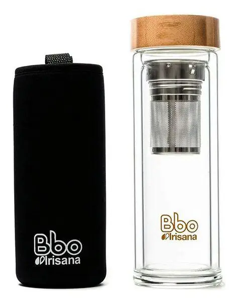 Infusionsflaska Irisana (400 ml) Transparent Borosilikatglas