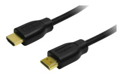 Logilink HDMI A hane - HDMI A hane, 1,4v 1,5 m, svart, anslutningskabel