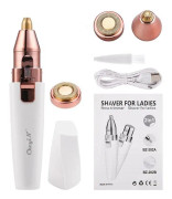 2 i 1 elektrisk epilator för kvinnor. hårborttagningsmaskin för ögonbryn