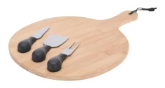 Serving CHEESE BOARD BAMBOO + ACCESSORIES EXCELLENT HOUSEWARE 128004