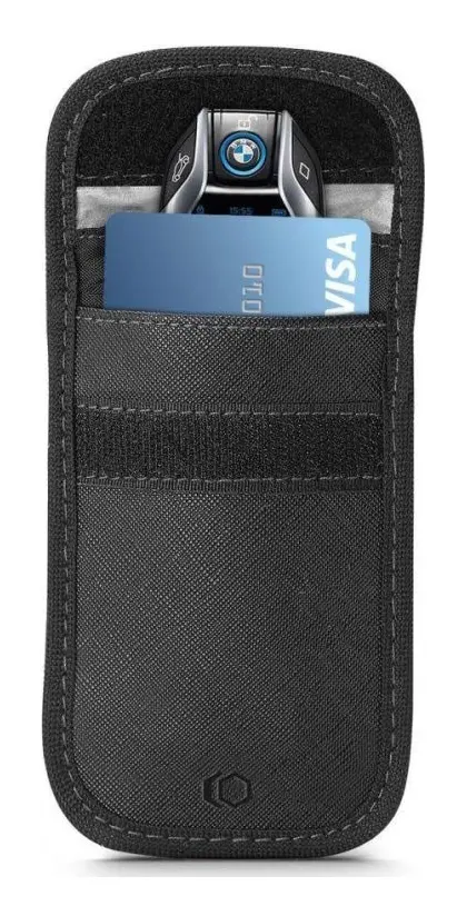 Tech-Protect KLATKA FARADAYA TECH-PROTECT V1 KEYLESS RFID SIGNALS BLOCKING CASE CROSS Black