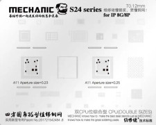 Bga reballing stencil för iphone moderkort ic chip cpu lödnät