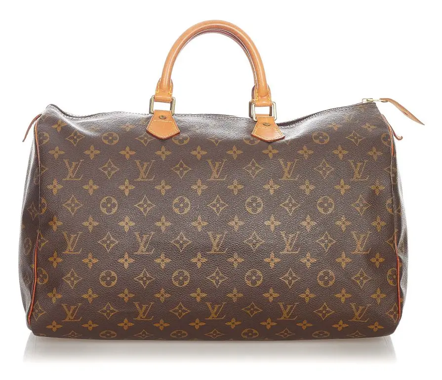 Pre-owned Louis Vuitton Monogram Speedy 40 Brown