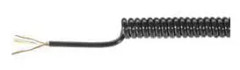 Baude 71437U Spiralkabel 200 mm / 800 mm 7 x 0.14 mm² Svart 1 st