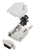 Amphenol L17DTZK25+L717SDB25P D-Sub stiftlist set 180 ° Antal poler: 25 Lödhona 1 st