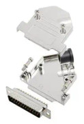 encitech D45NT25-M-DMP-K 6355-0072-13 D-Sub stiftlist set 45 ° Antal poler: 25 Lödhona 1 set