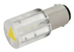 CML 18561232 LED-signallampa Gul BA15d 230 V/AC 100 mcd