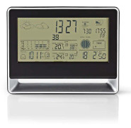 Väderstation | Trådlös givare | Väckarklocka | Väderprognos