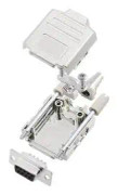 Amphenol L17DPPK09-M+L717DE09S D-Sub honkontakt set 180 ° Antal poler: 9 Lödhona 1 st