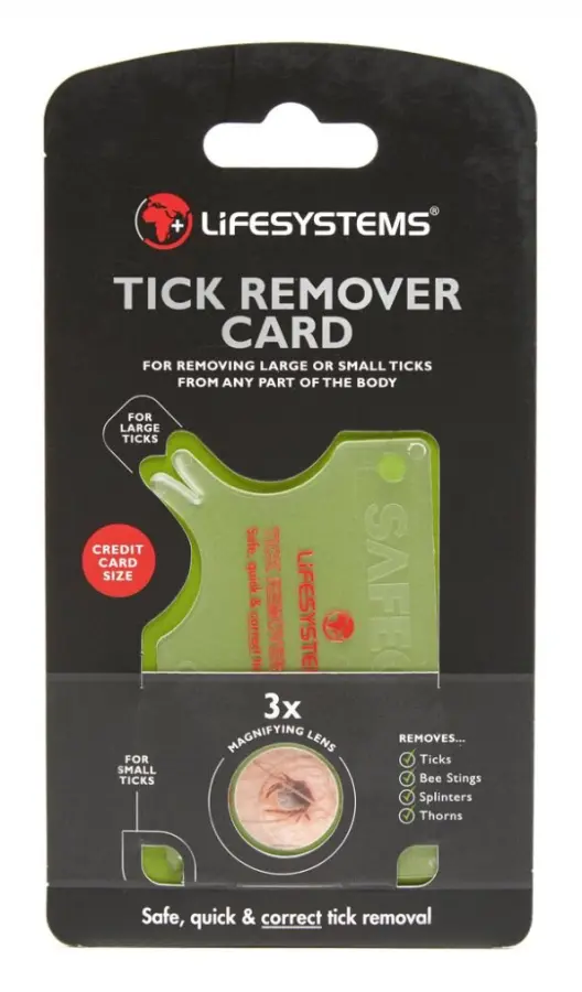 fästingborttagare kreditkortstorlek, LIFESYSTEMS TICK REMOVAL CARD