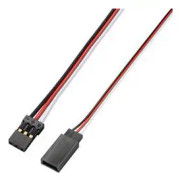 Reely Servo Förlängningskabel [1x JR-hylsa - 1x Futaba-kontakt] 50.00 cm 0.14 mm² Platt 10 st