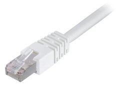 Deltaco FTP Cat6 Nätverkskabel 1.5m - Vit