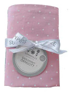 Örngott spjälsäng soft pink dotty eko