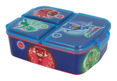 Matlåda Lunchbox Pyjamashjältarna 3-fack