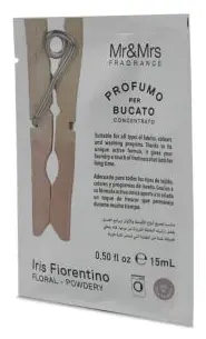 Mr & Mrs BiDose Concentrated Laundry Perfume JTLAUND80B Iris Fiorentino: Fern green, Iris, Musk, 15 ml