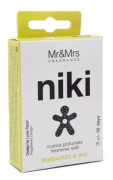 Mr & Mrs Fragrance Mr & amp; Mrs Niki Car air freshener refill JRNIKIBX020V00 Refill for Car Scent, Bergamot & amp; Iris, Black