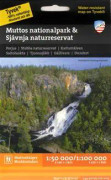 Muttos nationalpark & Sjávnja naturreservat 1:50 000 / 1:100 000