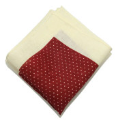 Atlas Design - Red Dots Näsduk - 100% Linne