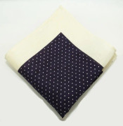 Atlas Design - Blue Flowers Näsduk Blue Dots - 100% Linne