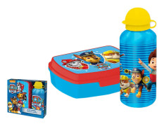 Paw Patrol Matlåda och Vattenflaska Blå Present Förpackning