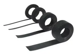 Hebotec 11-KE07015FRT Kardborreband för paketering Statisk del och fleecedel (L x B) 15000 mm x 7.5 mm Svart 15 m
