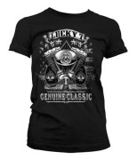 Lucky 7 - Genuine Classic Girly T-Shirt Black Large