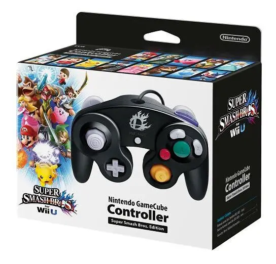 GameCube Controller (WiiU) - Super Smash Bros Edition - Black - Gamecube