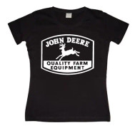John Deere Quality Eq. Girly T-shirt Black Large